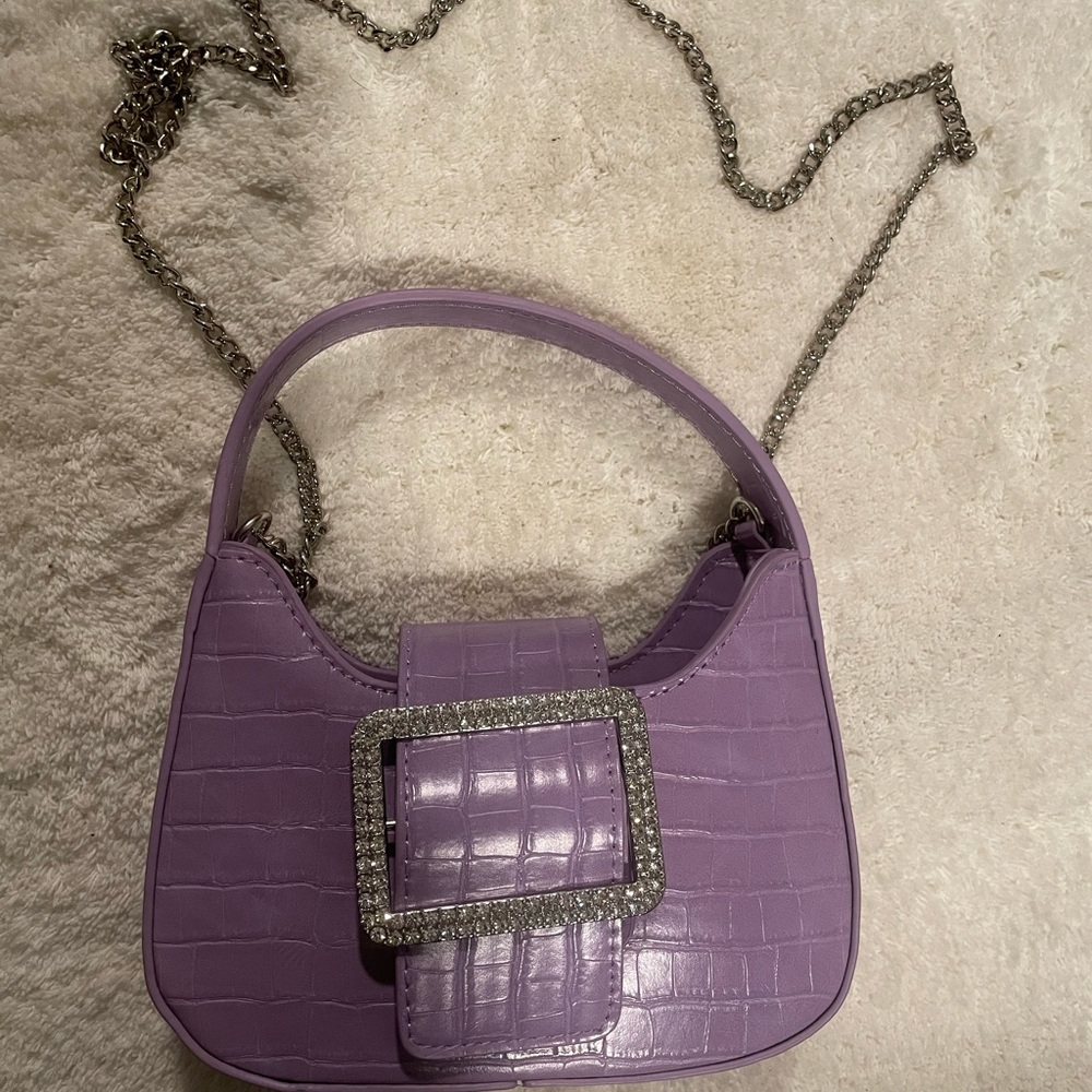 Purple mini bag